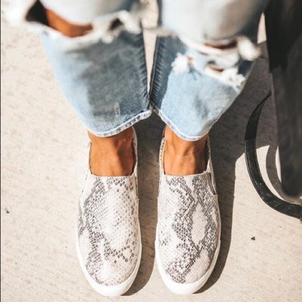 Beige Python Slip On 🐍Price Is Firm🐍
